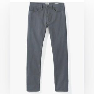 FLINT AND TINDER MENS 365 TAPERED FIT Jean in Charcoal Size 31x30